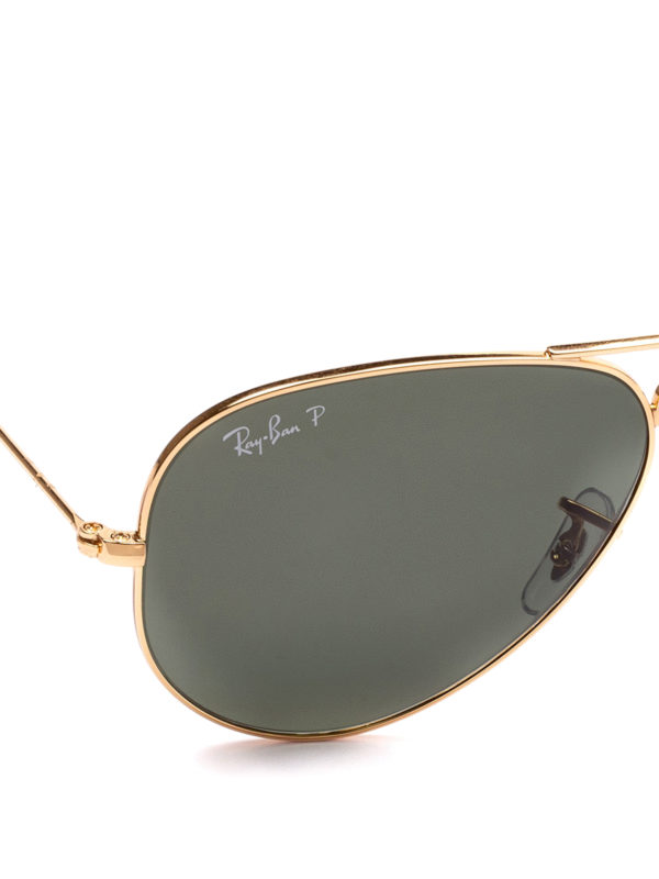 ray ban sunglasses golden frame