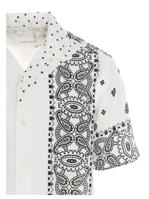 پیراهن Sacai - Paisley printed shirt in 