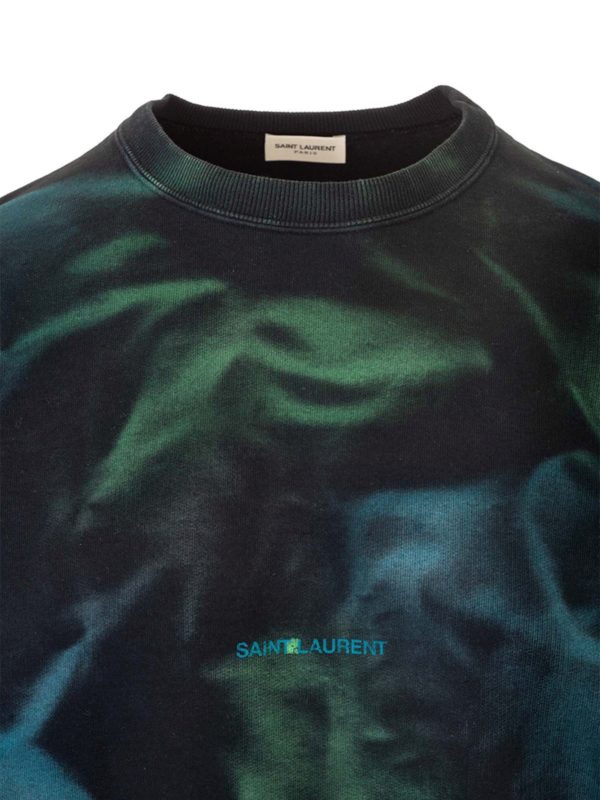 ysl tie dye jumper