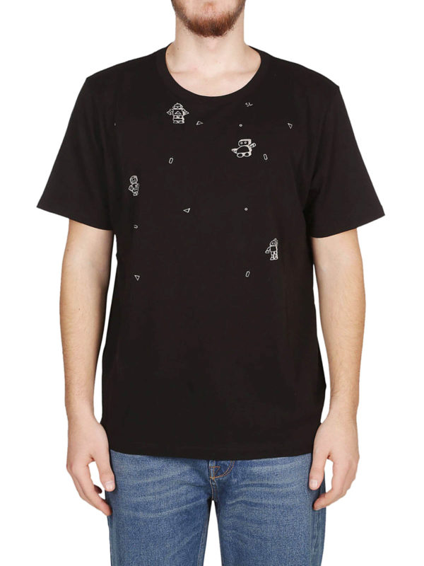 saint laurent robot shirt