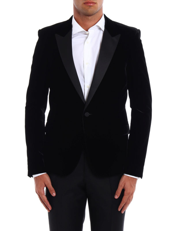 Iconic Le Smoking velvet jacket 
