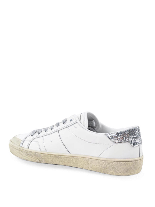 saint laurent glitter sneakers