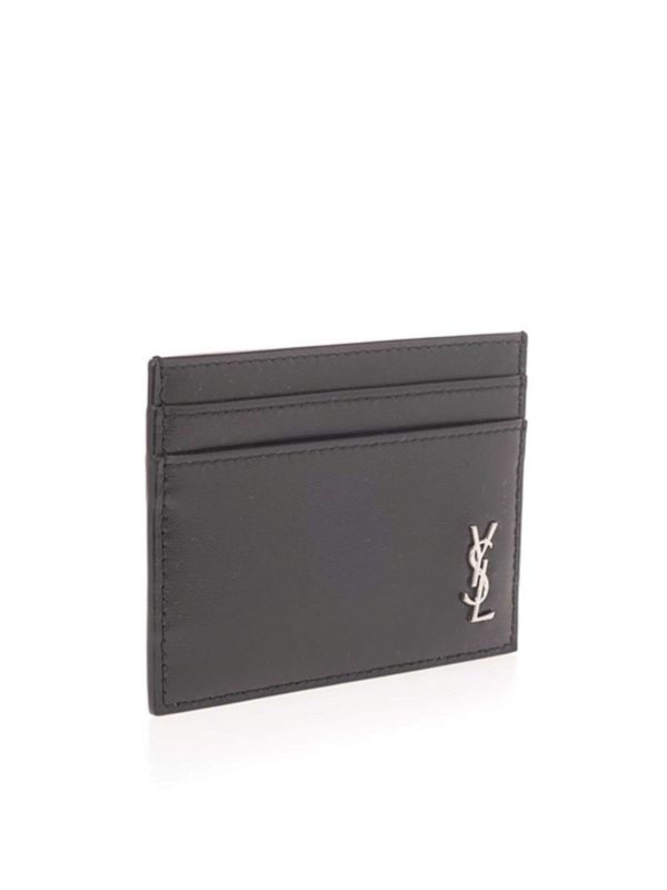 ysl card holder ssense