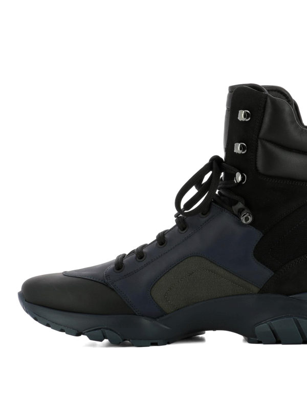 fabric walking boots