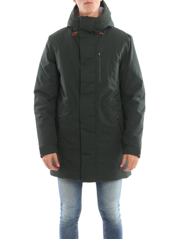 lined padded coat