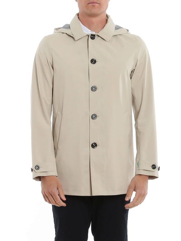 mens fabric trench coat