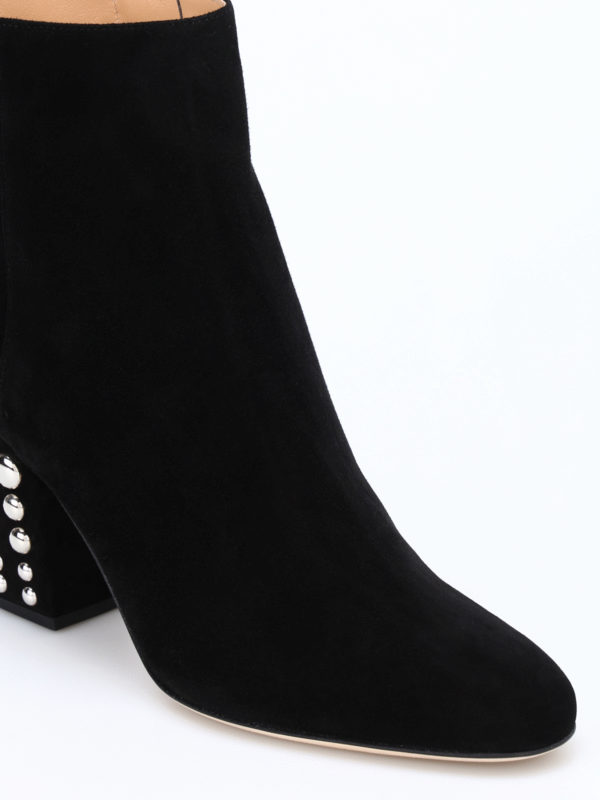 sergio rossi suede booties