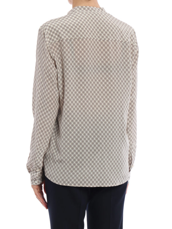Eva patterned silk blouse 