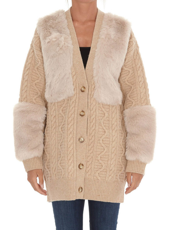 stella mccartney fur cardigan