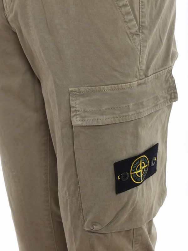 stone island cargo pants beige