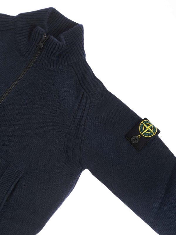 stone island junior cardigan