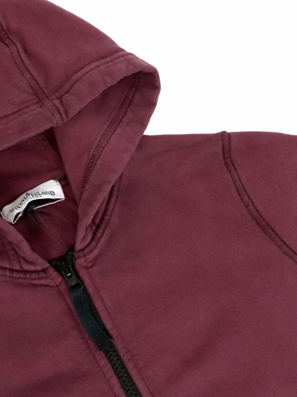 Logo patch cotton hoodie 