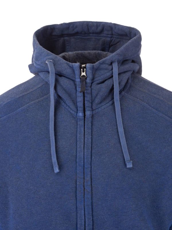 stone island melange hoodie