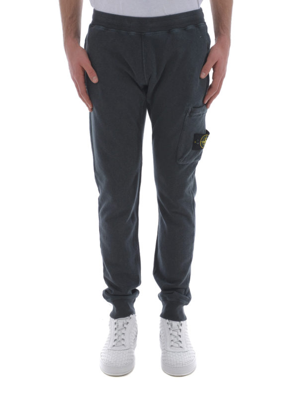 Stone island grey jogging bottoms deals