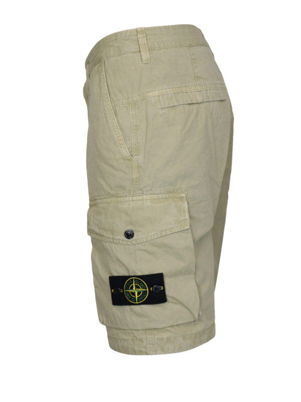 navy stone island cargo shorts