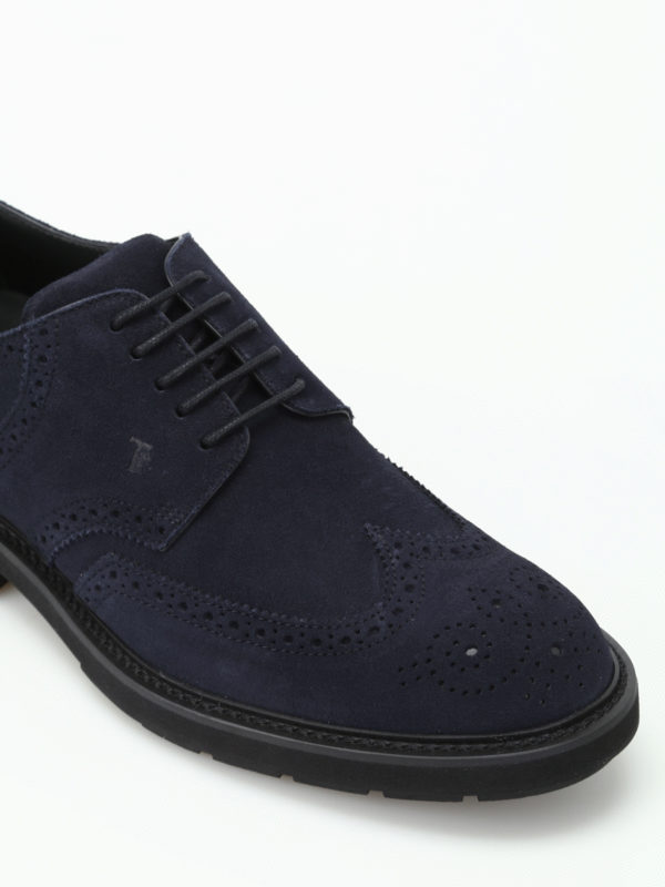 suede derby brogues