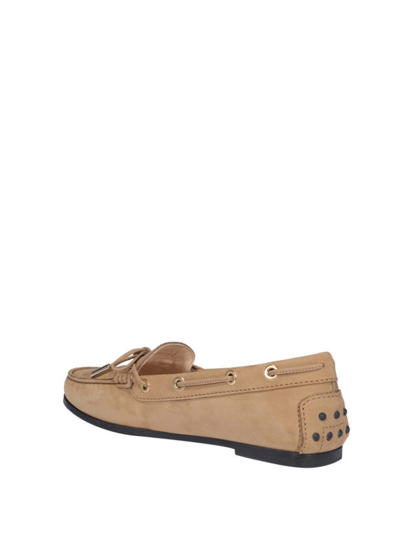 tod's suede loafers womens