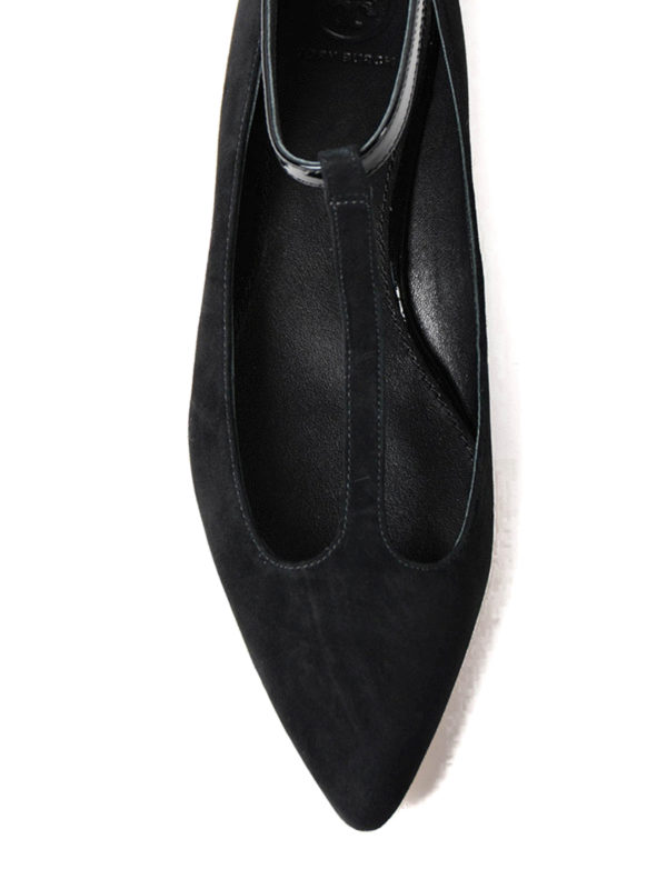 تخت Tory Burch - Ashton patent T-strap flat shoes - 42968009 | iKRIX