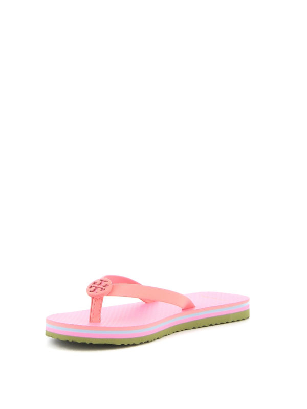دمپایی Tory Burch - Mini Minnie fabric flip flops - 76732650 | iKRIX