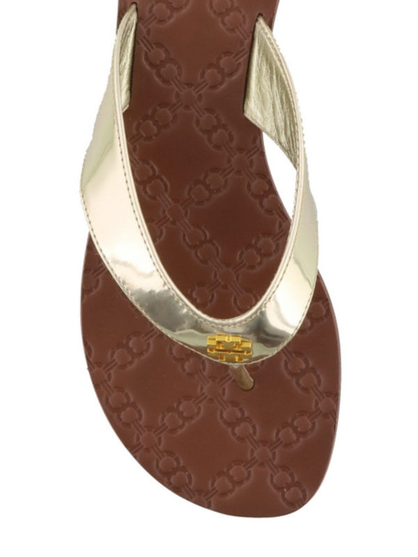 دمپایی Tory Burch - Monroe golden thong sandals - 39671723 | iKRIX