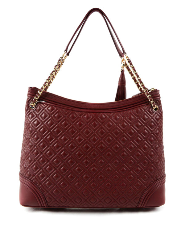 tory burch fleming quilted tote