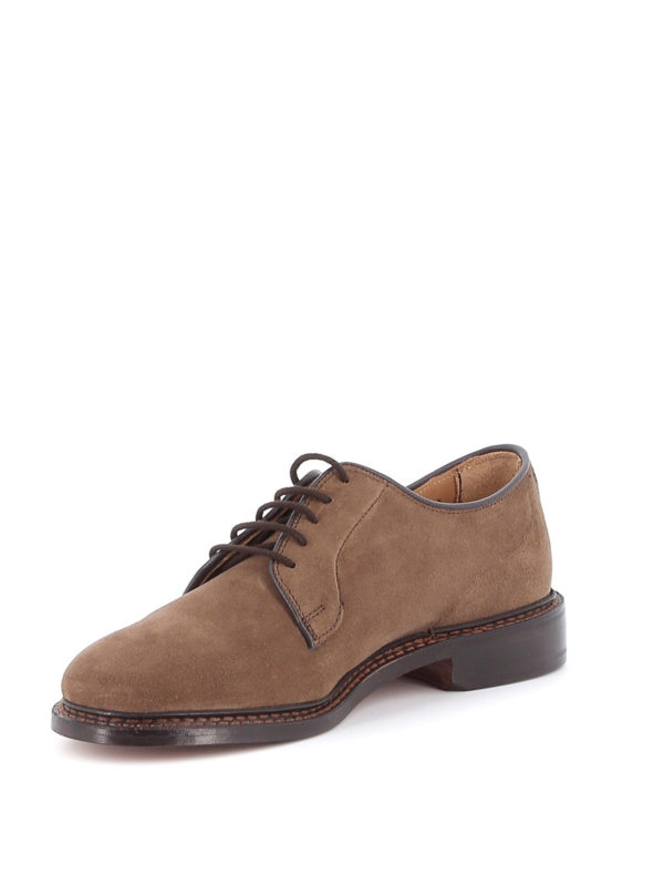 trickers suede derby