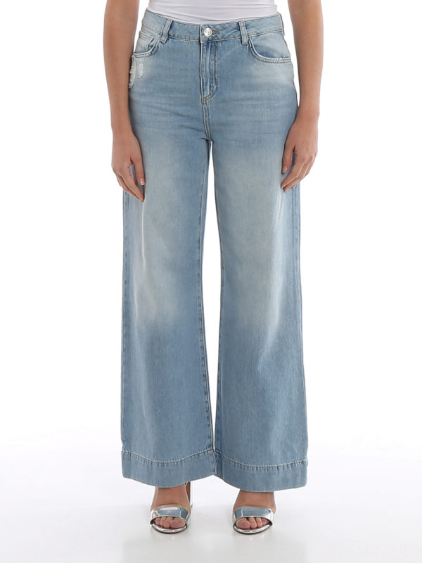 iKRIX TWINSET: flared jeans - Faded flared jeans