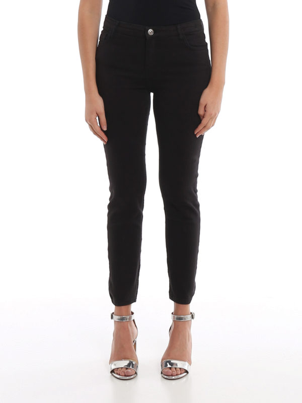 Faded black skinny jeans 