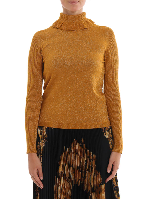 یقه اسکی Twinset - Gold lurex 
