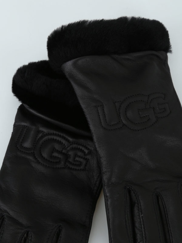 ugg gloves white