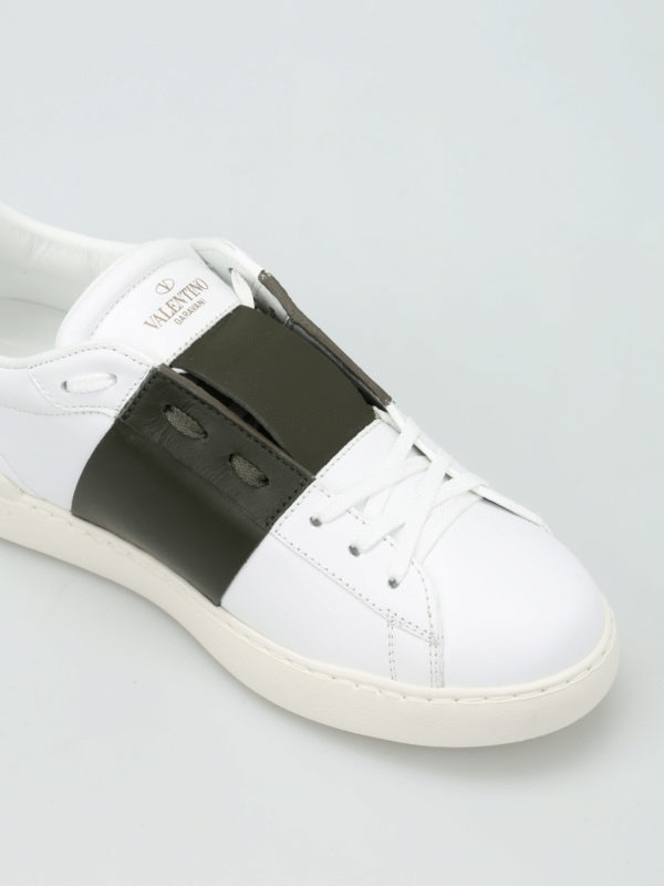 valentino open low top sneaker