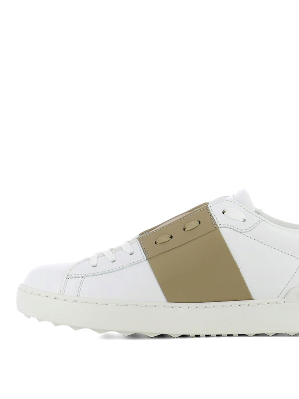 Trainers Valentino Garavani - Open white and beige sneakers - PY2S0830BLU0GP