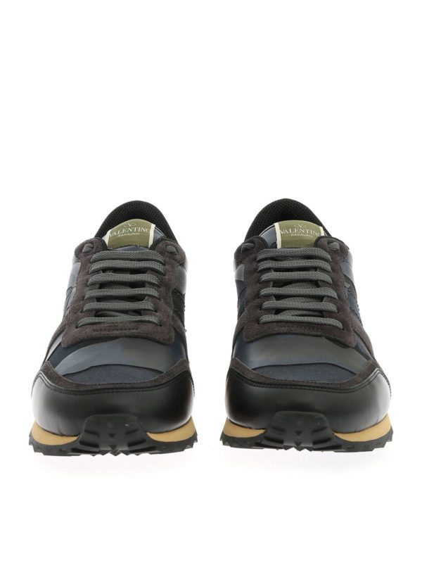 valentino rockstud trainers blue
