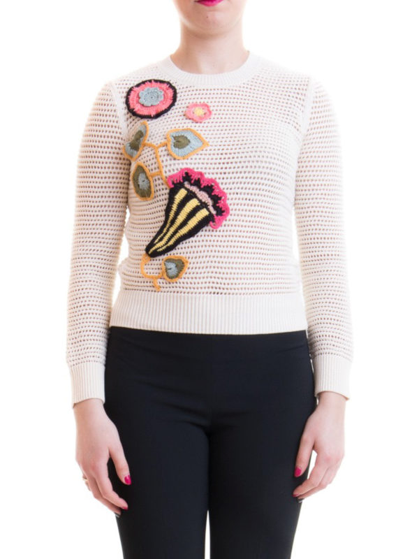 valentino embroidered sweater