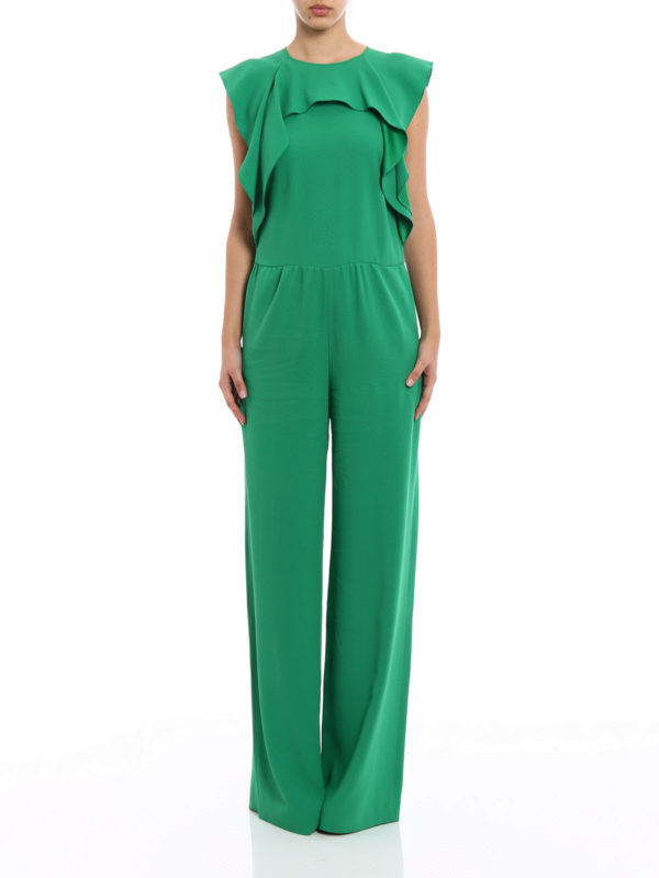 red and green jumpsuit