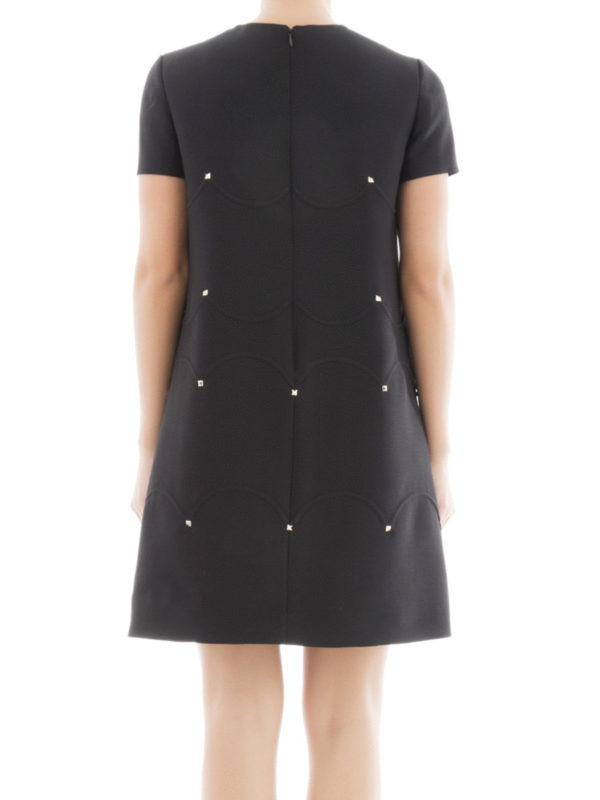 valentino wool and silk dress