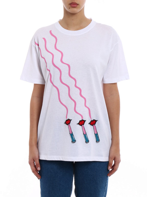 valentino lipstick t shirt