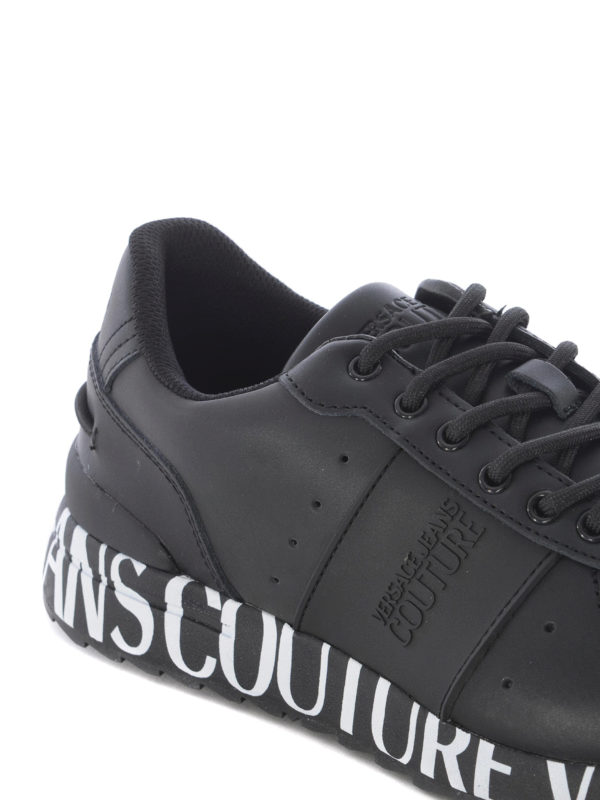 all black versace trainers