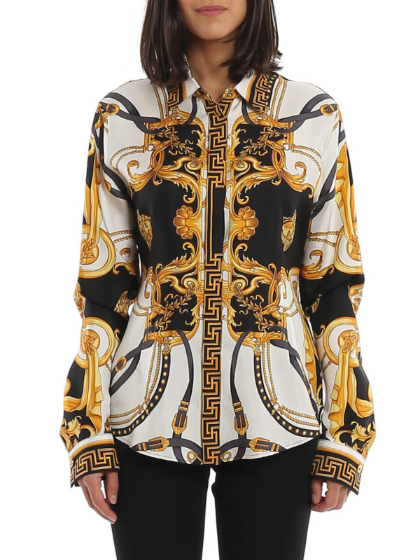 versace look alike shirt women's