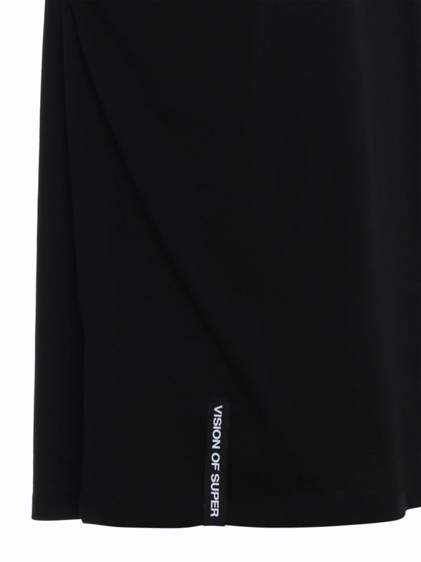 تی شرت Vision Of Super - Flame print T-shirt - B1FLREDBLACK | iKRIX