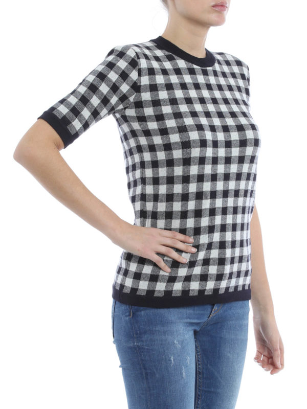 تی شرت Vivetta - Emilia checked T-shirt 