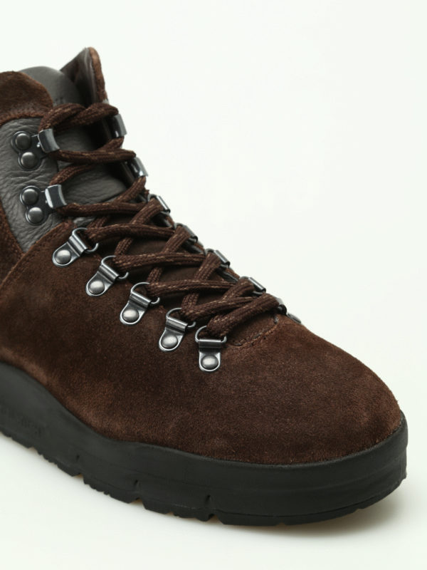 brown suede hiker boots