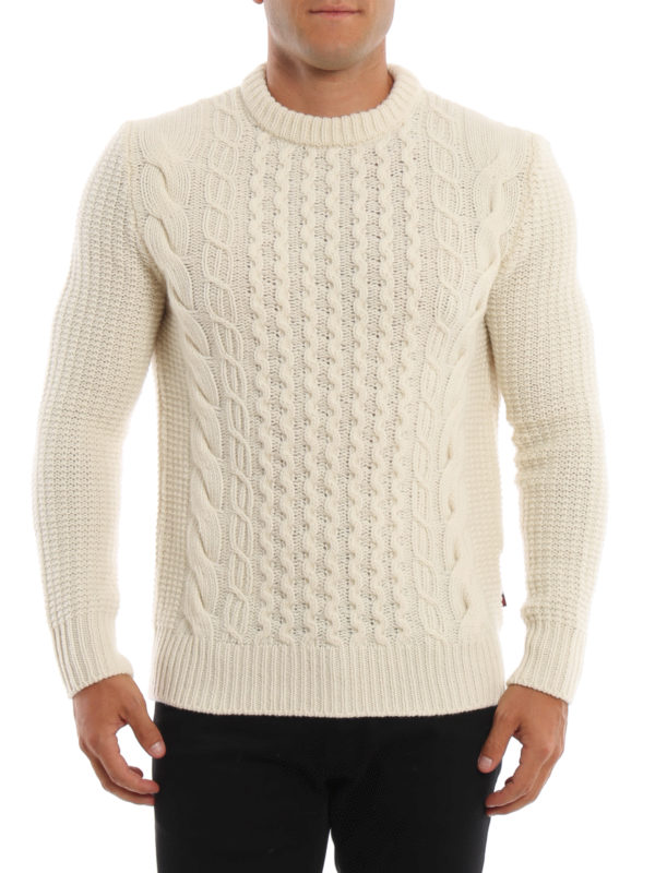 merino cable knit jumper