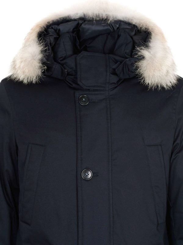 woolrich laminated parka