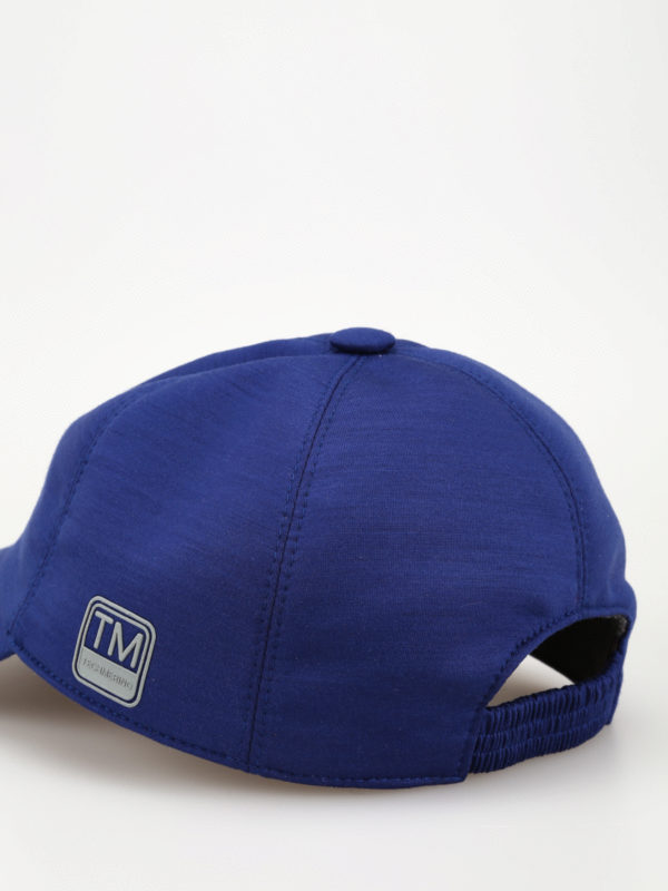 Blue techmerino baseball cap 