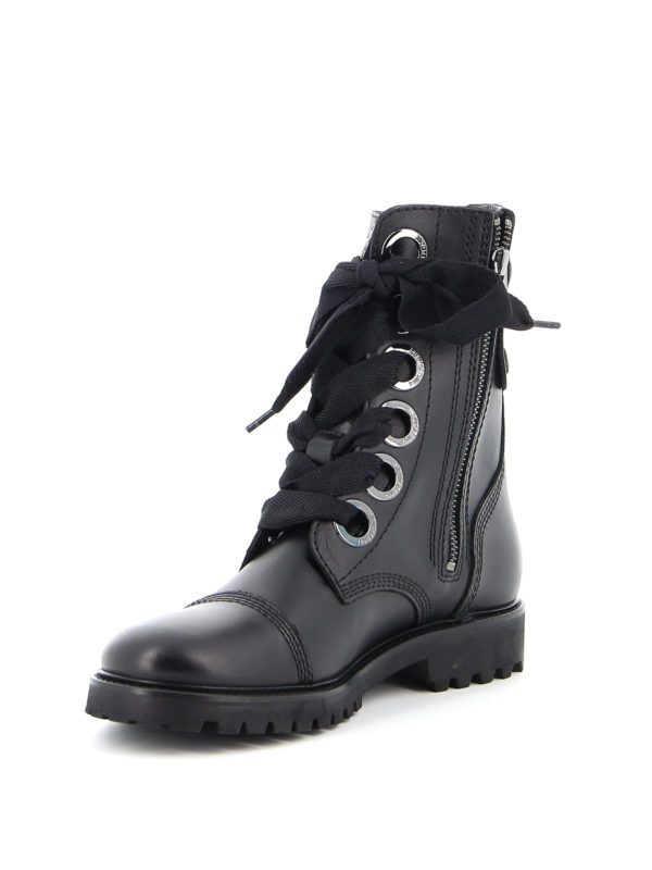 zadig and voltaire combat boots