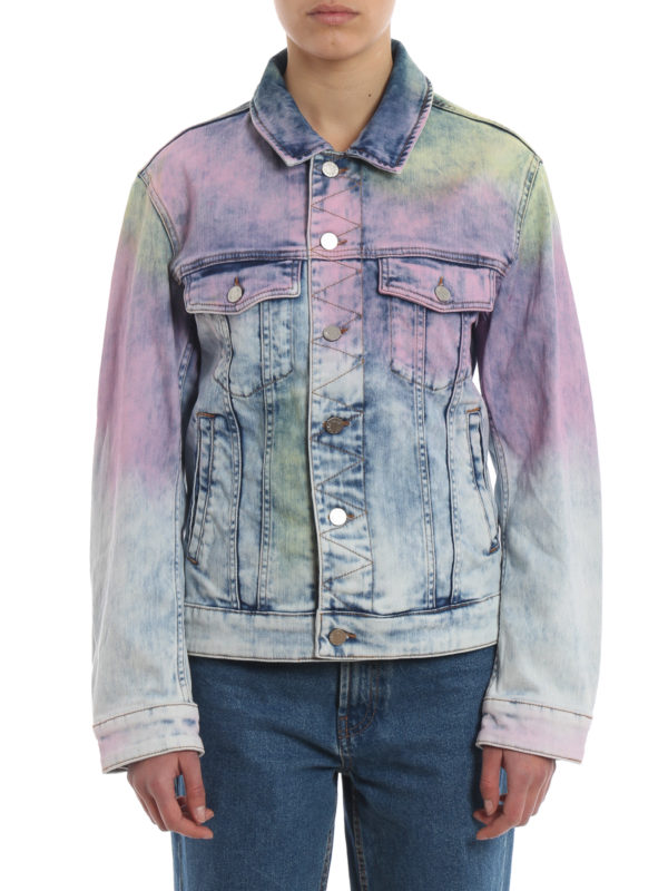 Kase Tie and Dye denim jacket 