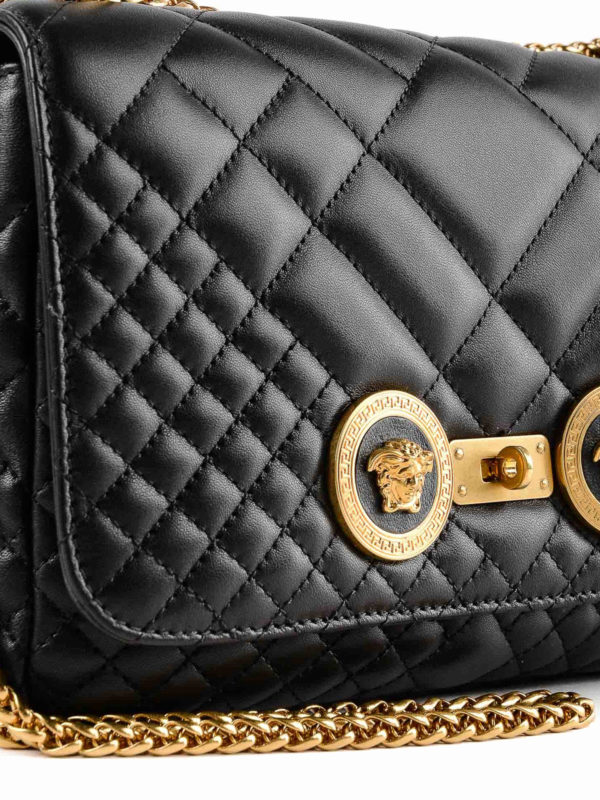 versace quilted icon bag