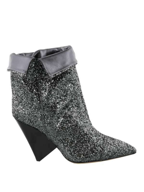 isabel marant glitter boots