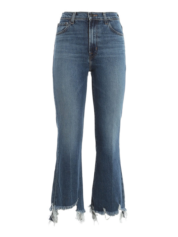 J BRAND: flared jeans - Julia high rise jeans